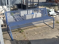 Metalen parkbank - afbeelding 3 van  3