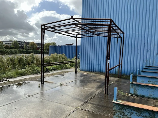 Metalen pergola (2x) - afbeelding 1 van  2