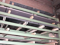 Metalen plaatwerk 150 x 300 cm en reststukken in 2 stellingen w.o. 28 x zincor 2mm, staalplaten tot 10 mm, ... - afbeelding 5 van  7