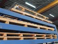 Metalen plaatwerk w.o. staalnetten, 5x rvs 2mm en 16x staal 3,4 en 5mm en dibond in rechterstellingsdeel. ... - afbeelding 6 van  6