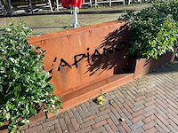 Metalen plantenbak (2x) & terrasafscheiding - afbeelding 4 van  5