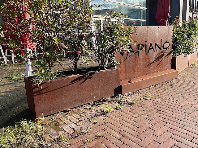 Metalen plantenbak & terrasafscheiding - afbeelding 3 van  6