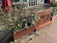 Metalen plantenbak & terrasafscheiding - afbeelding 2 van  6