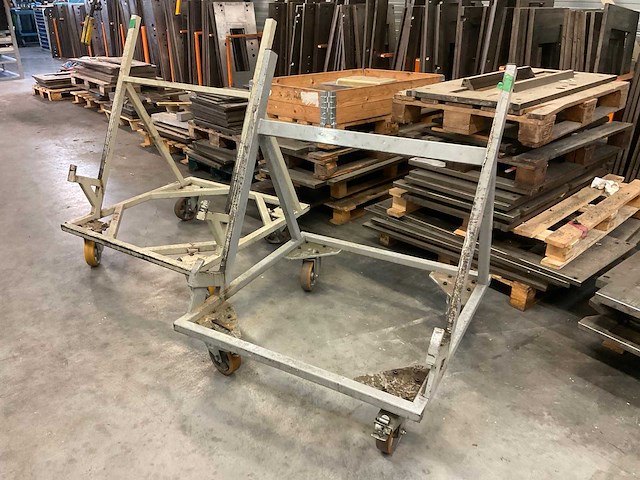 Metalen platenrek (2x) - afbeelding 1 van  5