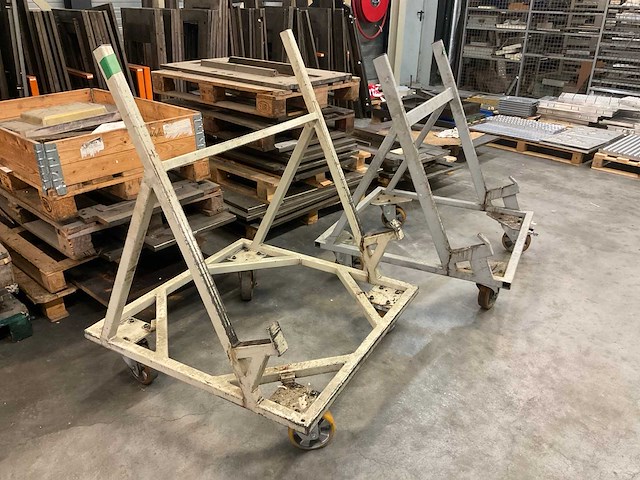 Metalen platenrek (2x) - afbeelding 2 van  5