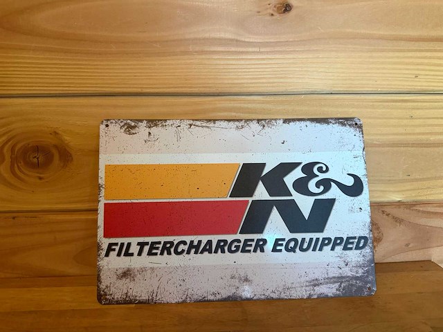 Metalen reclame bord - afbeelding 1 van  1