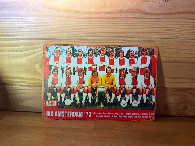 Metalen reclame bord - afbeelding 1 van  1