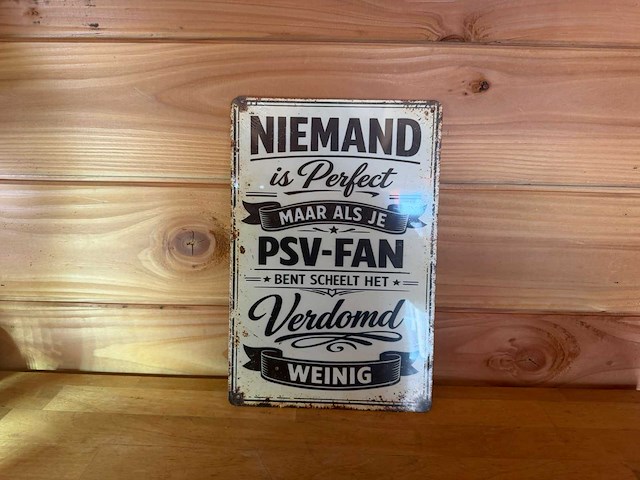 Metalen reclame bord - afbeelding 1 van  1