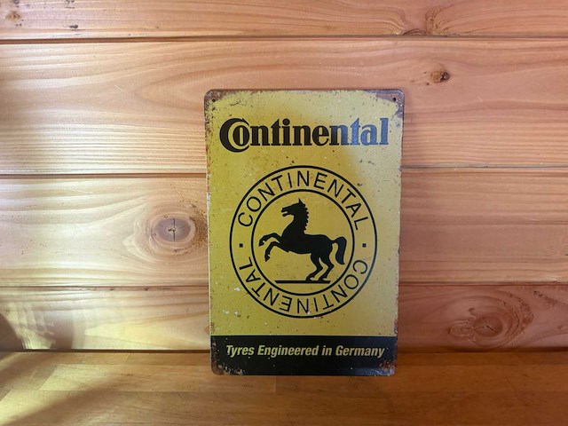 Metalen reclame bord - afbeelding 1 van  1
