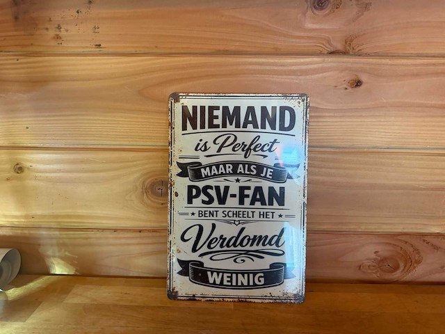 Metalen reclame bord - afbeelding 1 van  1