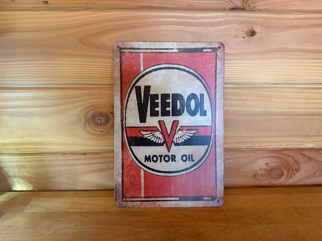 Metalen reclame bord - afbeelding 1 van  1