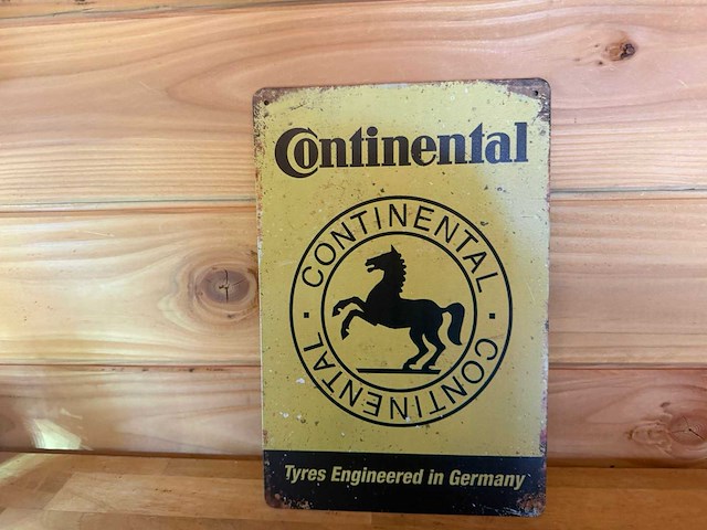Metalen reclame bord - afbeelding 1 van  1
