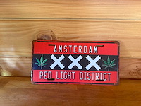 Metalen reclame bord - afbeelding 1 van  1