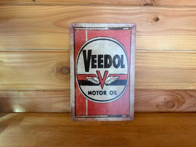 Metalen reclame bord - afbeelding 1 van  1