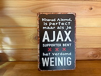 Metalen reclame bord - afbeelding 1 van  1