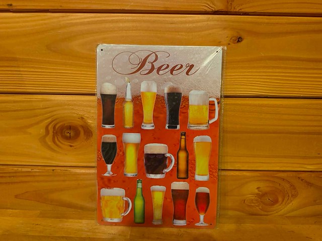 Metalen reclamebord 20x30cm - afbeelding 1 van  1