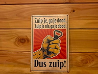 Metalen reclamebord 20x30cm - afbeelding 1 van  1