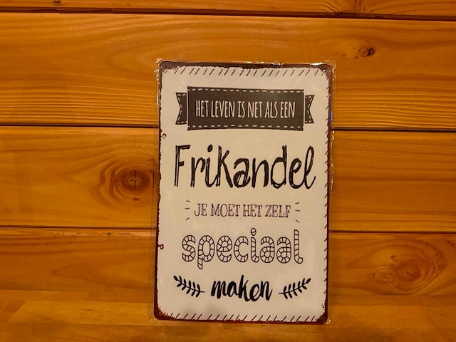 Metalen reclamebord 20x30cm - afbeelding 1 van  1