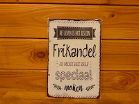 Metalen reclamebord 20x30cm - afbeelding 1 van  1