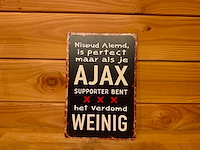 Metalen reclamebord 20x30cm - afbeelding 1 van  1