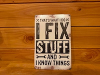 Metalen reclamebord 20x30cm - afbeelding 1 van  1