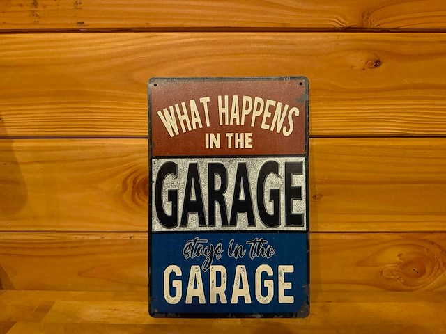 Metalen reclamebord 20x30cm - afbeelding 1 van  1