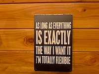 Metalen reclamebord 20x30cm - afbeelding 1 van  1