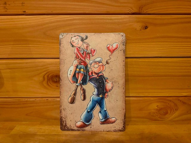 Metalen reclamebord 20x30cm - afbeelding 1 van  1