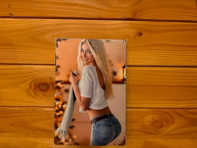 Metalen reclamebord 20x30cm - afbeelding 1 van  1