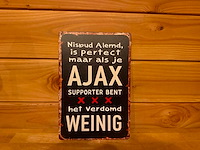 Metalen reclamebord 20x30cm - afbeelding 1 van  1