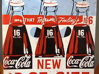Metalen reclamebord coca-cola - afbeelding 2 van  4