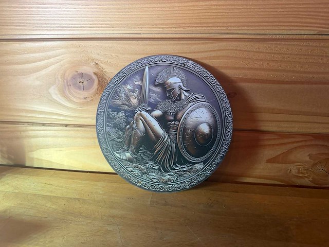 Metalen reclamebord rond 20cm - afbeelding 2 van  2