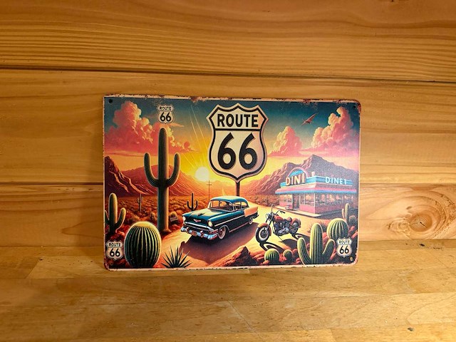 Metalen reclamebord - afbeelding 1 van  1