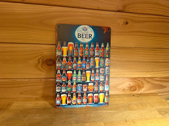 Metalen reclamebord - afbeelding 1 van  1