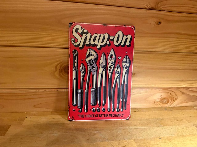 Metalen reclamebord - afbeelding 1 van  1