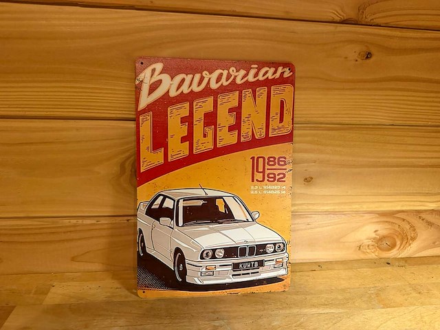 Metalen reclamebord - afbeelding 1 van  1