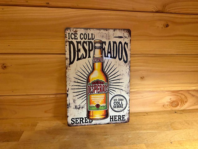 Metalen reclamebord - afbeelding 1 van  1