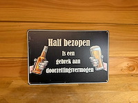 Metalen reclamebord - afbeelding 1 van  1
