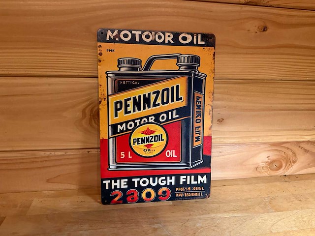 Metalen reclamebord - afbeelding 1 van  1