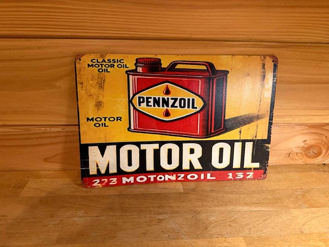 Metalen reclamebord - afbeelding 1 van  1