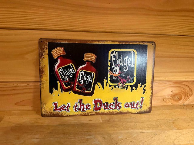 Metalen reclamebord - afbeelding 1 van  1