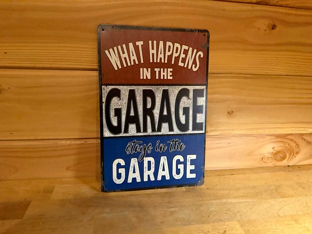 Metalen reclamebord - afbeelding 1 van  1