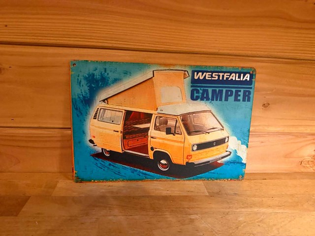 Metalen reclamebord - afbeelding 1 van  1