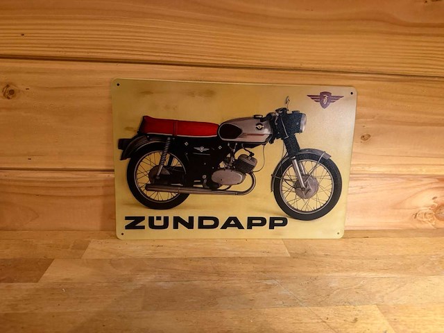 Metalen reclamebord - afbeelding 1 van  1