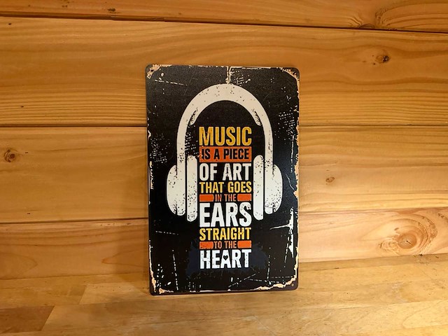 Metalen reclamebord - afbeelding 1 van  1