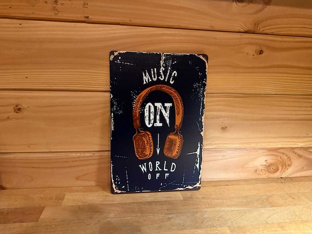 Metalen reclamebord - afbeelding 1 van  1