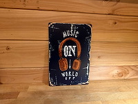 Metalen reclamebord - afbeelding 1 van  1