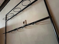 Metalen rek met ringen voor potten - afbeelding 3 van  3