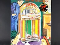 Metalen retro wandbord van de iconische wurlitzer 1100 jukebox - afbeelding 2 van  5