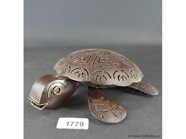 Metalen schildpad - afbeelding 1 van  5